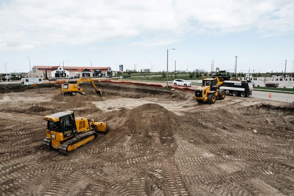 Site development and earthworks by Kande Engineering, Lusaka West